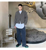 AIDASE  -  Autumn Winter New Men's Tide Elegant Short Jacket Thick Small Fragrant Stand Collar Woolen Korean Fashion Casual Top aidase-shop