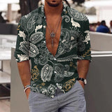 AIDASE  -  Regular Cuff Men'S Plaid Shirt Men Long Sleeve Winter Casual Printed Shirts Fashion Top Blouse Shirts Camisas De Hombre aidase-shop