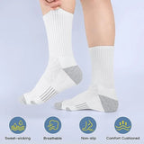 AIDASE  -  6 Pairs Men's Outdoor Gym Socks High Quality Comfortable Soft Buffered Running Socks Breathable Large Size New Style EU39-46 aidase-shop