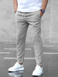 AIDASE  -  Business Casual Men's Pants Micro Beam Sports Versatile Long Trousers Comfortable Fit Summer Fashion aidase-shop