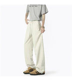 AIDASE  -  American Sle Slim Fit Knife  Pants Men Summer New Loose Large Size Drapey Wide Leg Floor Length Casual Trousers aidase-shop