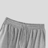AIDASE  -  Men Pants Solid Color Drawstring Joggers Casual Long Pants Men 2025 Streetwear Loose Workout Fashion Male Trousers S-5XL aidase-shop