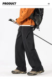 AIDASE  -  Men's Outdoor Hiking Pants Waterproof Quick Dry Wide Leg Cargo Trousers Elastic Waist Drawstring Casual Streetwear Bottoms aidase-shop