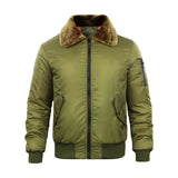 AIDASE  -  Thickened Fur Collar Flight Jacket Men's Hard Man Style Jacket Outerwear New Arrival Direct Supply from Europe Male Model aidase-shop