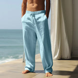 AIDASE  -  Europe and America Autumn Men's Hip Hop Breathable Cotton and Linen Loose Casual Sports Pants