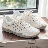 AIDASE  -  Men's Summer New Style Mesh Sports Climbing Retro Dequn Shoes Anti-slip Soft Bottom Breathable White Shoes Casual Sneakers aidase-shop