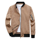 AIDASE  -  Sports Windbreaker Zip Up Coat with Pockets Clothing Spring Autumn Men's Bomber Jacket Casual Lightweight Jacket For Men aidase-shop