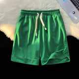 AIDASE  -  Cool Sportswear Running Shorts Men'S Solid Shorts Casual Elastic Waist Drawstring Summer Beach Shorts Bermuda Masculina Academia aidase-shop