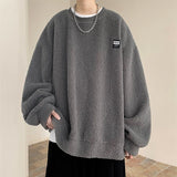 Aidase Autumn New Solid Hoodie Men Harajuku Fashion Casual Oversized Hoodies Korean Man Harajuku Crewneck Hoodie 5XL aidase-shop