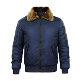 AIDASE  -  Thickened Fur Collar Flight Jacket Men's Hard Man Style Jacket Outerwear New Arrival Direct Supply from Europe Male Model aidase-shop