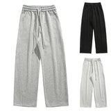 AIDASE  -  Boys Winter Clothes Size 6 Men'S Casual Pants Solid Color Loose Sports Pants Loose Straight Pants Mens Clothing Pantalones aidase-shop