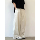AIDASE  -  Autumn New Sle Retro Japanese y Workwear Wide Leg Casual Loose Long Pants Men Women Drapey Polyester Youthful Energy aidase-shop