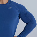 AIDASE  -  New Fitness Training Top Quick Dry Long Sleeve Outdoor Elastic Slim Fit Solid Color Round Neck Comfortable Breathable Shirt aidase-shop