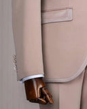 AIDASE  -  Velvet Wedding Men Suit Business Wear Tailor-Made Gentleman Tuxedo 3 Pcs Coat Vest Pants Party Singer Groom Suits Customized aidase-shop