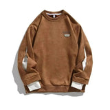 AIDASE  -  New Autumn/Winter Fashion Brand Retro Design with Contrast Color Round Neck Loose and Versatile Handsome Men's Casual Sweater aidase-shop