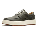 Aidase New Brown Casual Shoes Classic Frosted Leather Men Soft Loafers Men Flats Comfortable Driving Shoes Lace Up Loafers Moccasins aidase-shop
