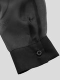 AIDASE  -  Men's Summer Black Thin See-through Clothes Men's Casual Shirt Breathable Blouse Night Bar Club Sexy Costume aidase-shop