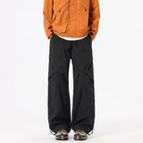 AIDASE  -  Men's Outdoor Hiking Pants Waterproof Quick Dry Wide Leg Cargo Trousers Elastic Waist Drawstring Casual Streetwear Bottoms aidase-shop