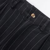 AIDASE  -  Classic Striped Print Mens Linen Pants Summer New Casual Loose Straight Trousers For Men Daily Leisure Breathable Linen Trousers aidase-shop