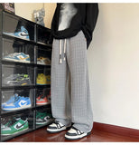 AIDASE  -  American Retro Casual Pants Men Summer Thin Breathable Cool Trendy Loose Straight Leg Floor-Length Long Pants Men aidase-shop