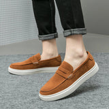 AIDASE  -  Classic Business Vulcanized Shoes Men Shoes Black Brown Outdoor Versatile Casual Business Walking Shoes Size 38-46 Men Shoes aidase-shop