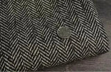 Aidase Herringbone Wool Grey Men Suits For Formal Business Groom Wedding Tuxedo 3 Piece Tweed Man Set Jacket Waistcoat with Pants aidase-shop