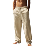 AIDASE  -  Europe and America Autumn Men's Hip Hop Breathable Cotton and Linen Loose Casual Sports Pants aidase-shop
