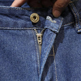 AIDASE  -  Vintage High Street Hip Hop Jeans For Men Spring Autumn Loose Wide Leg Big Pocket Overalls Trendy Neutral Denim Cargo Pants aidase-shop