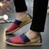 AIDASE  -  Espadrilles Men Breathable Casual Shoes Canvas For Men Flat Boat Sneakers Man Classic lightweight  Men's Loafers Linen Fisherman aidase-shop