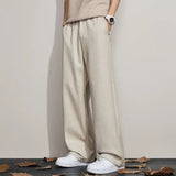 AIDASE  -  New Autumn Winter Casual Pants for Men Simple Loose Straight Retro Drapey Wide-leg Long aidase-shop