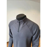 AIDASE  -  Casual Sports Men's Spring and Autumn New Splicing O-Neck Zipper Fashion Solid Color Slim Fit Versatile Long Sleeve Top aidase-shop