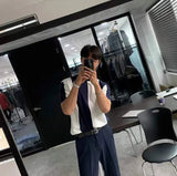 AIDASE  -  Tops Slim Fit Men's T-shirt Male Tees Shirts Striped Chic Korean Popular Clothes Funny Stylish Streetwear Wholesale Harajuku Hot aidase-shop