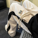 AIDASE  -  Trendy Corduroy Men's Pants Oversize Autumn Casual Pants With Embroidery And Splicing Streetwear For Couples aidase-shop