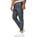 AIDASE  -  Thin Business Casual Pants Outdoor Men'S Long Casual Sport Pants Slim Fit Plaid Trousers Running Joggers Men'S Clothing 바지 aidase-shop