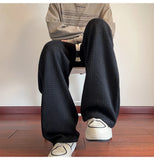 AIDASE  -  American Retro Casual Pants Men Summer Thin Breathable Cool Trendy Loose Straight Leg Floor-Length Long Pants Men aidase-shop