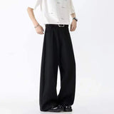AIDASE  -  American Style Mem's Pants High Street Curved Knife Trousers Summer Fashion Casual Loose Handsome Menswear Tide aidase-shop