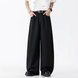 AIDASE  -  American Style Mem's Pants High Street Curved Knife Trousers Summer Fashion Casual Loose Handsome Menswear Tide aidase-shop