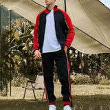 AIDASE  -  3 Piece Suits For Men Slim Fit Long Sleeved Zip Sports Men Color Fashion Casual Winter Men Suit Tuxedo 68 Men'S Matching Sets aidase-shop