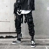 AIDASE  -  Spring Autumn New Pockets Cargo Pants Tactical Overalls Men's Tide Dark Fashion Casual Leggings Hip Hop Sweatpants