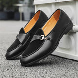 AIDASE  -  Shoes Men Black Brown Suede Leather Shoes One Step Lightweight Driving Travel Fashion Dress Shoes Size 38-46 Men Shoes aidase-shop