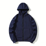 AIDASE  -  New Men's Solid Color Glasses Hoodie Outdoor American Street Round Neck Spring and Autumn Sports Hoodie aidase-shop