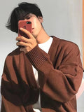 AIDASE  -  Men Vintage Sweater Streetwear Vintage Knitted Cardigan Sweaters Autumn Harajuku Fashion Retro Casual Pullovers Sweaters hombre aidase-shop