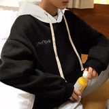 Aidase Sweatshirts For Man Loose Black Men's Clothing Hip Hop Hoodies Hooded Fleeced Elegant Classy Low Price Autumn Luxury One Piece aidase-shop