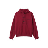 AIDASE  -  Loose American Retro Lazy College Sle Knitted Sweater Hooded Dstring Sweatirt Coat for Men And Women Casual Thi Long aidase-shop