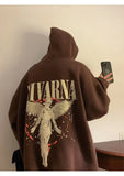 Women's Pullover Winter Printed Y2K American Sweatshirts Hooded Coat Couple Korean Autumn Clothes Streetwear For Men Hoodies aidase-shop