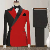 Aidase One Button Men's Suits New Design Costume Homme Peak Lapel 2 Piece Jacket Pants Full Sets Luxury Costume Homme Custom Blazer aidase-shop