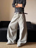 AIDASE  -  American Retro Striped Wide Leg Pants ex Cleanfit High Street Casual Versatile Loose Fit Couple's Trendy Leisure Trousers aidase-shop