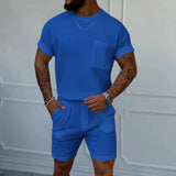 AIDASE  -  Man Tuxedo Suits Male Two Piece T Shirt Business Casual Half Sleeve High Slim Fit Shorts Set Big And Tall Suits Ropa De Hombre aidase-shop