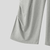 AIDASE  -  Men Pants Solid Color Drawstring Joggers Workout Casual Sweatpants Men Streetwear Loose Fashion Male Long Trousers aidase-shop
