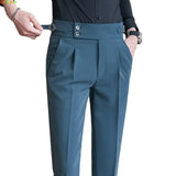 AIDASE  -  Men's Suit Pants, Fashion Slim Dress Trousers ,White Black Blue Green Pantalones Hombre Fall/Winter Male Pant, New aidase-shop